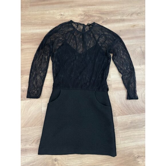 Maje Black Lace Dress | Cocktail Dress - Picture 1 of 4